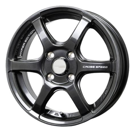 HOT STUFF ホイール 本セット CROSS SPEED RS ダイヤモンドブラック インチ J H M