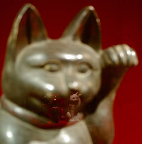 Frank B Baiamonte Maneki Neko Japanese Beckoning Cats At The Mingei