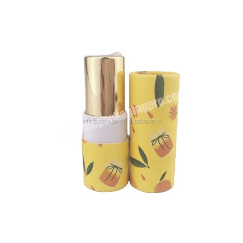 Eco Packing Twist Up Paper Lip Balm Tube