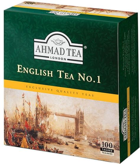 Ahmad Tea English Tea No 1 herbata czarna 100 torebek z zawieszką