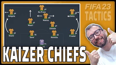 FIFA 23 Kaizer Chiefs Tactics For Online Seasons YouTube