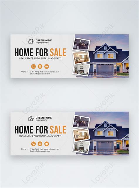 Home For Sale Real Estate Facebook Cover Template Imagepicture Free