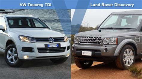 Vw Touareg Tdi Vs Land Rover Discovery Review Carsguide