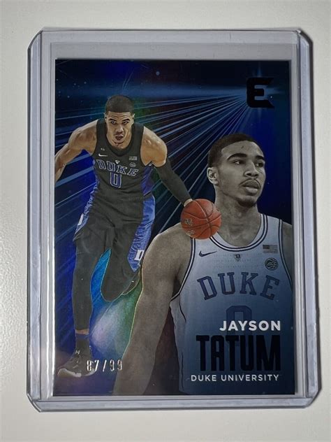 Panini Chronicles Draft Picks Jayson Tatum Essentials Blue