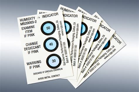 Humidity Indicator Cards Edco Supply Co