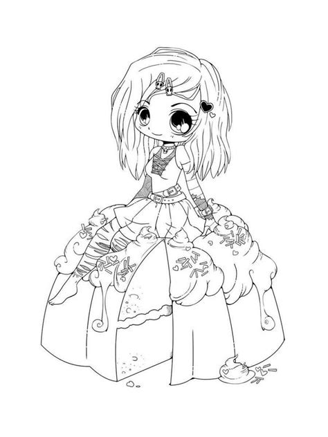 Chibi Anime Girl Coloring Pages