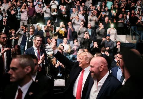 Donald Trump To Attend Ufc Fight In Las Vegas The New York Times