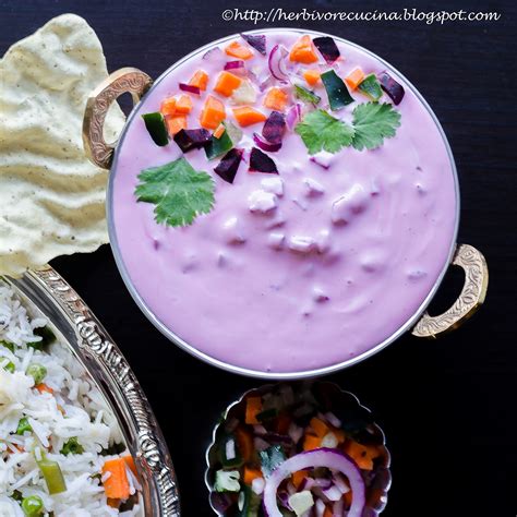 Beetroot Raita - Herbivore Cucina