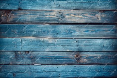 Premium Photo | Blue wood wall with a wooden background