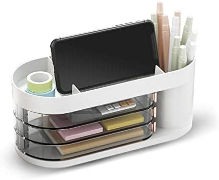 GUJIN Schreibtisch Organizer Mit Schublade Multifunktionaler