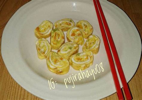 Resep Gyeran Mari Korean Rolled Egg Telur Gulung Korea Oleh