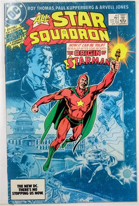 All Star Squadron Vf Nm Origin Of Star Man Comic Books