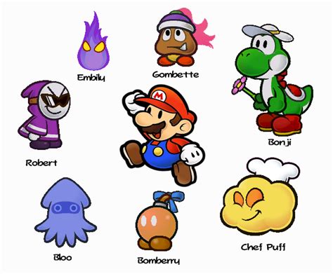 Paper Mario Partners By Papermario1234 On Deviantart Paper Mario