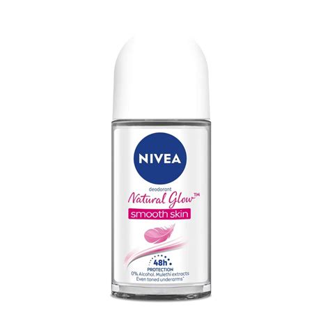 NIVEA Natural Glow Smooth Skin Deodorant Roll On For Women 50ml