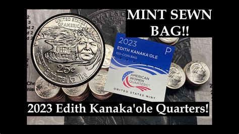 Edith Kanaka Ole Mint Sealed Quarter Bag Errors Found YouTube