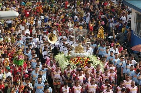 Devotees Hold Procession Of Sto Ni O De Tondo Image On Eve Of Feast