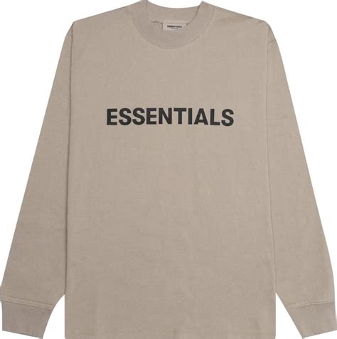 Buy Fear Of God Essentials Long Sleeve Tee Sage 125ho202015f Goat