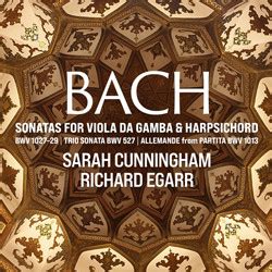 Bach Sonatas For Viola Da Gamba Harpsichord Avie Records