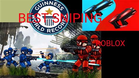 Red Vs Blue Gun Battle Best Player Of Sniper Roblox Gameplay Youtube