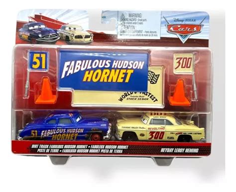 Disney Cars Dirt Track Fabulous Hudson Hornet Heyday Leroy Envío gratis