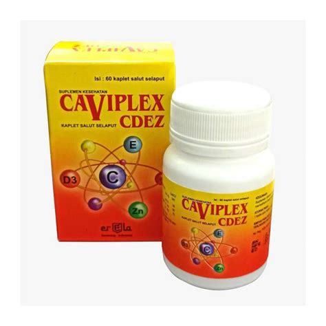 Jual Caviplex Cdez Botoll Isi Tablet Vitamin C D Dan Zinc