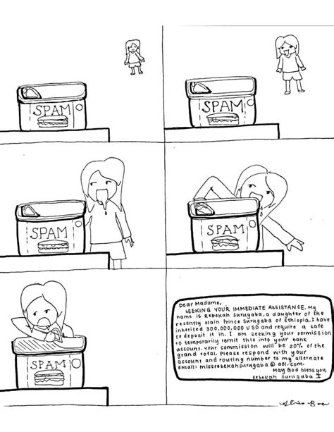 Comic Spam The Sundial Humor Magazine