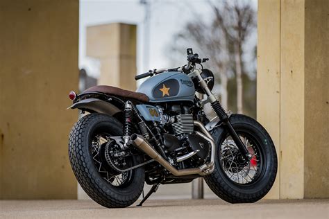 Hell Kustom Triumph Bonneville By Down Out Cafe Racers