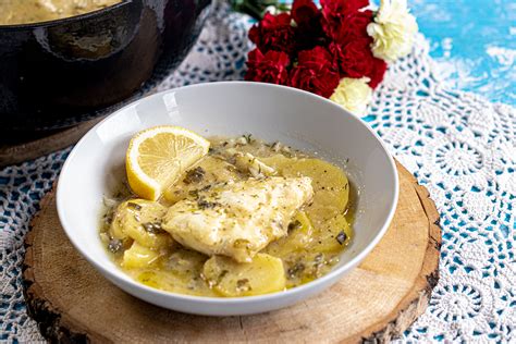 Lemony Cod And Potato Stew Dimitras Dishes