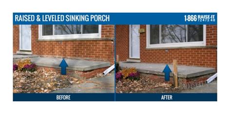 Michigan Porch Mudjacking Service Creative Concrete Raising