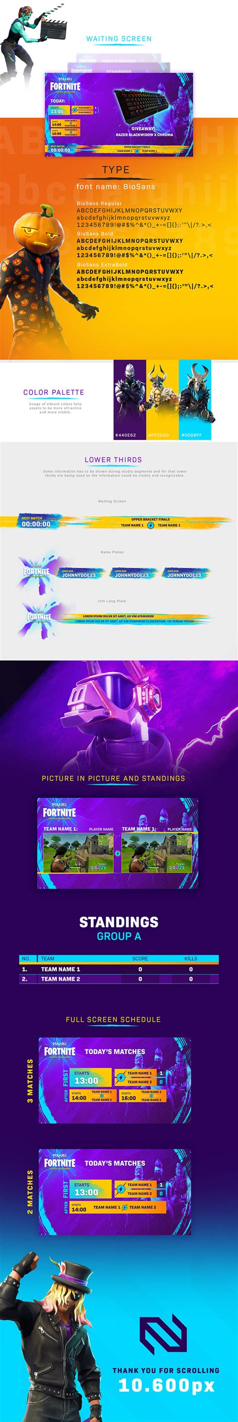 Polaris Lan Pro Series FORTNITE Graphical Assets :: Behance