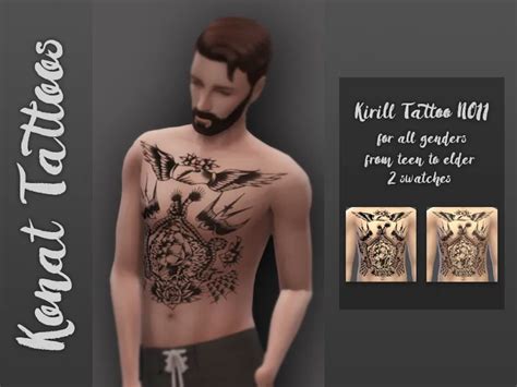 Kirill Tattoo No Simsmods Net