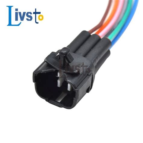 NewSen 1 Sets 6 Pin Male Waterproof Auto Wire Harness Connector Cable