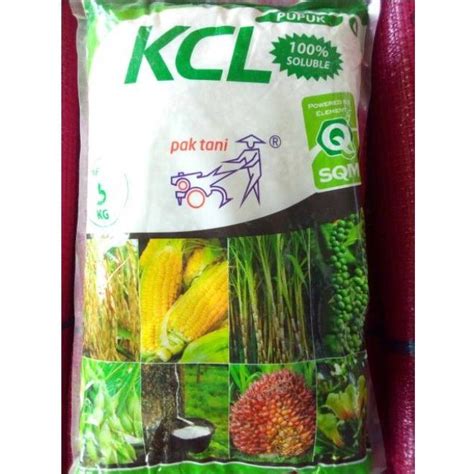 Pupuk Kcl Putih Pak Tani Kg Lazada Indonesia