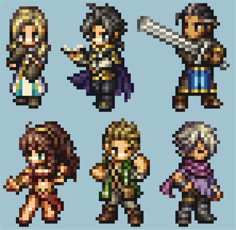 OC Octopath Traveler Sprites For My DnD Party R DnD 52 OFF