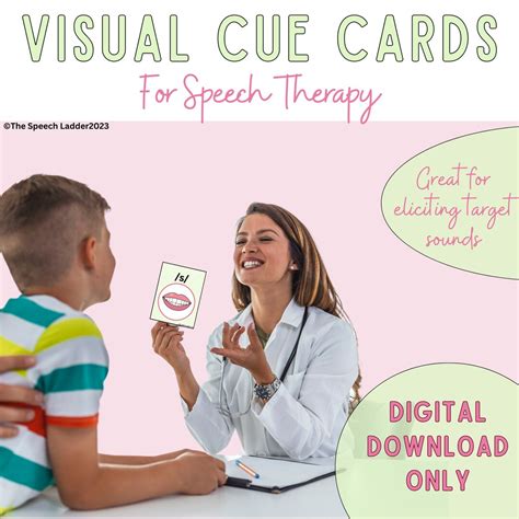 Visual Cue Cards For Speech Therapy Speech Sounds Elicitation Cards