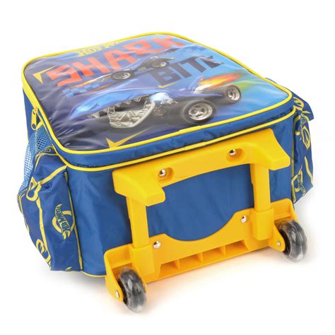 Kit Escolar Mochila Rodinhas Lancheira Térmica Hot Wheels Lika Bijuterias