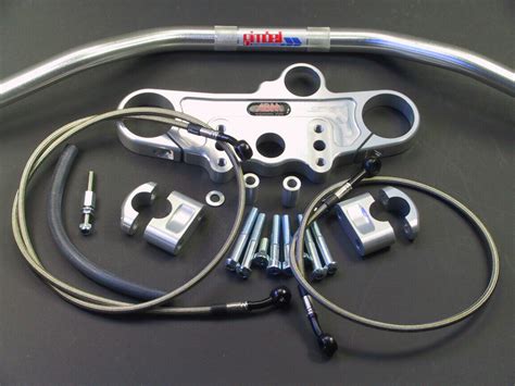 Abm Superbike Handlebar Kit Suzuki Sv 1000 S Wvbx 03 Ff Silver Ebay