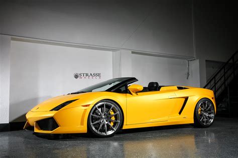 Strasse Wheels Lamborghini Gallardo Spyder Cars Wallpapers Hd