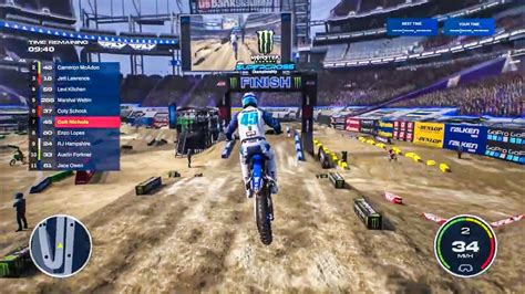 U S Bank Stadium Monster Energy Supercross 6 Gameplay Youtube