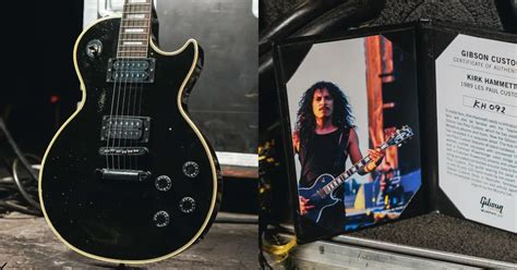 Gibson Lança Reedição Da Les Custom De 1989 De Kirk Hammett