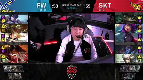 SKT vs FW Highlights Rift Rivals 2019 LCK vs LMS Groups Ngày 1 SK