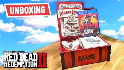 Red Dead Redemption Collectors Edition Box With Game Bundle Ps4