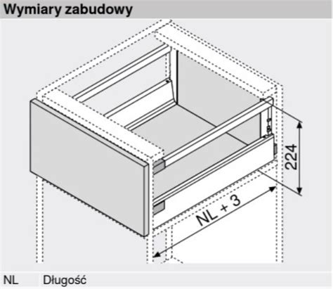 Szuflada Tandembox Antaro Z Hamulcem Wys D M Reling D Cm