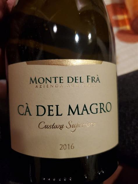 Monte Del Fr Custoza Superiore Rosso C Del Magro Italy Veneto