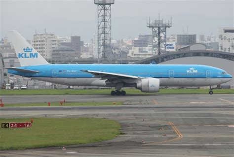 Klmオランダ航空 Boeing 777 200 Ph Bqc 福岡空港 航空フォト By なぁちゃんさん 撮影2014年08月14日