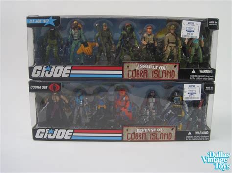 2009 Hasbro GI Joe Defense Of Cobra Island & Assault On Cobra Island ...