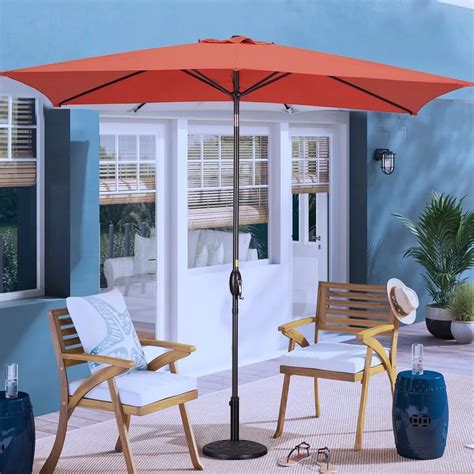 Cozyhom X Ft Outdoor Rectangular Patio Umbrella Square Pool Sun