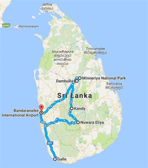 SRI LANKA CLASSIC TOUR PLAN 7 Days ITAP World