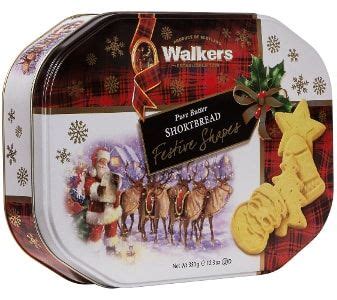 Festive Shapes Shortbread Cookie Gift Tin (12.3 oz.) | Recipes ...