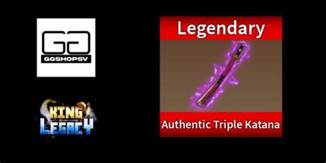 Buy Item Authentic Triple Katana King Legacy Roblox Itemku